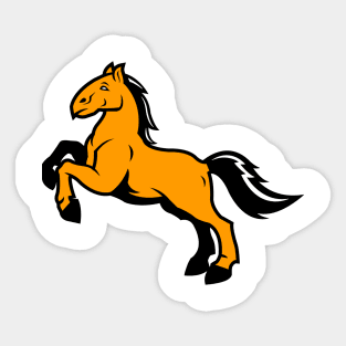Horse Stance Logo Sticker
